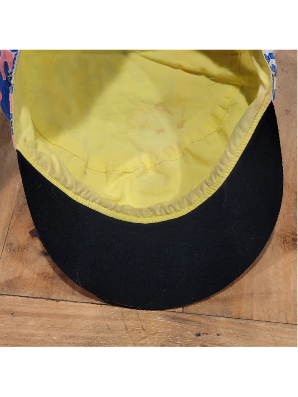 Vintage Bula 90s Lake River Floating Hat One Size Foam Brim Multicolor Print - Picture 8 of 11
